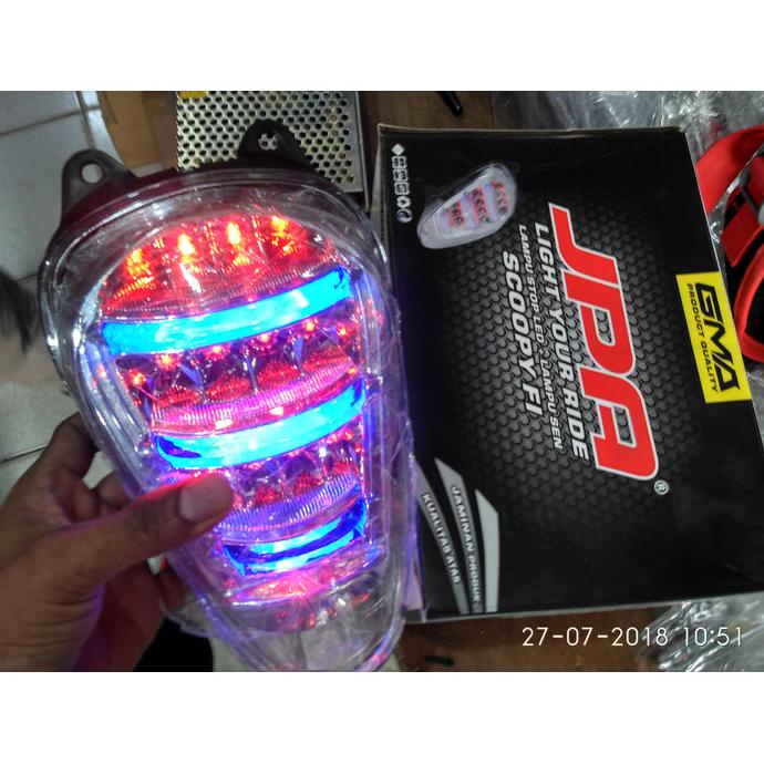 Lampu Stop Scoopy FI LED Lampu Belakang Scoopy FI Stoplamp LED Scoopy