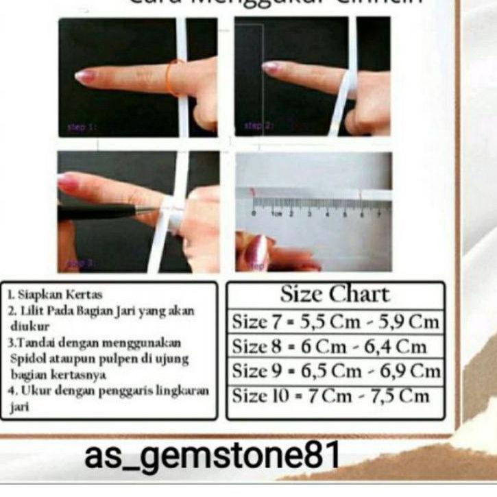 Banyak Dipakai.. Emban Cincin Ring |Titanium| kotak 8×10.