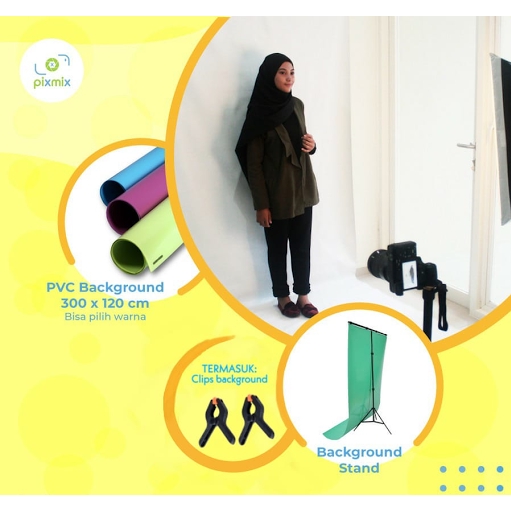 Background Stand Paket Background Stand 3 X 300 Cm Bg Stand Shopee Indonesia