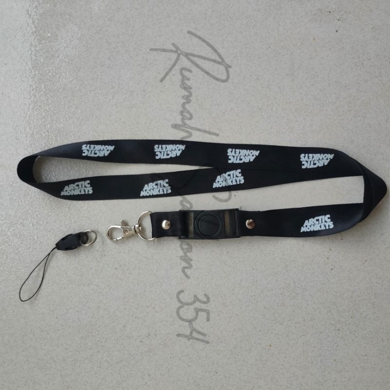 

lanyard ARCTIC MONKEYS band musik rock / gantungan kunci ARCTIC MONKEYS tali lanyard / gantungan leher