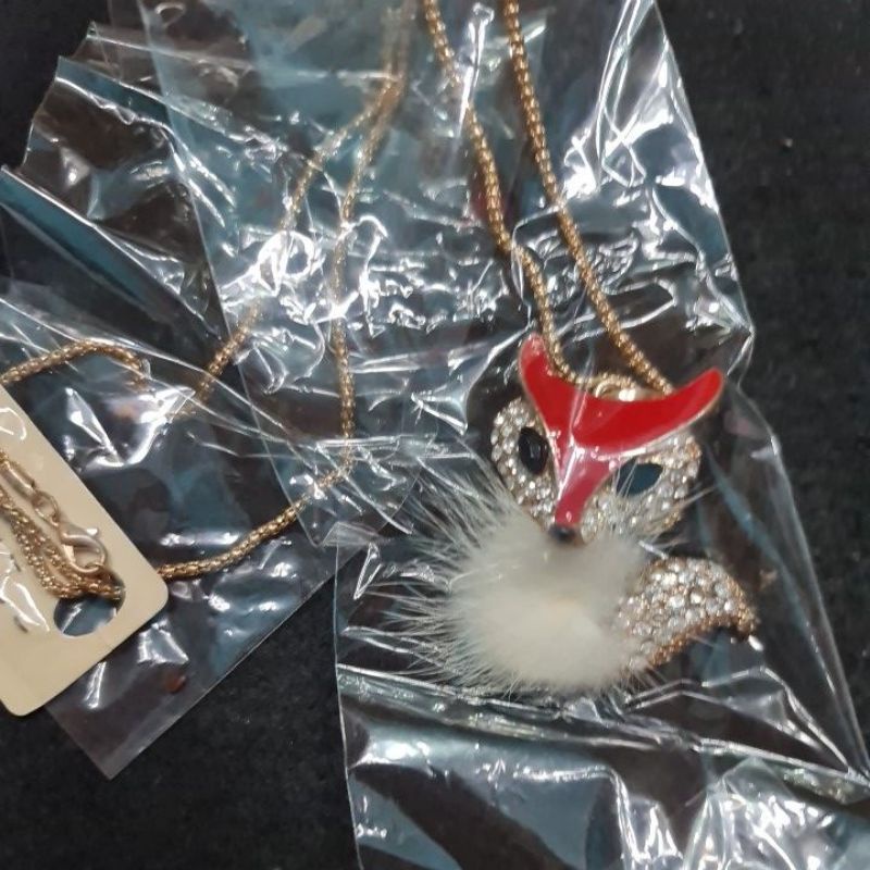 kalung motif rubah murah