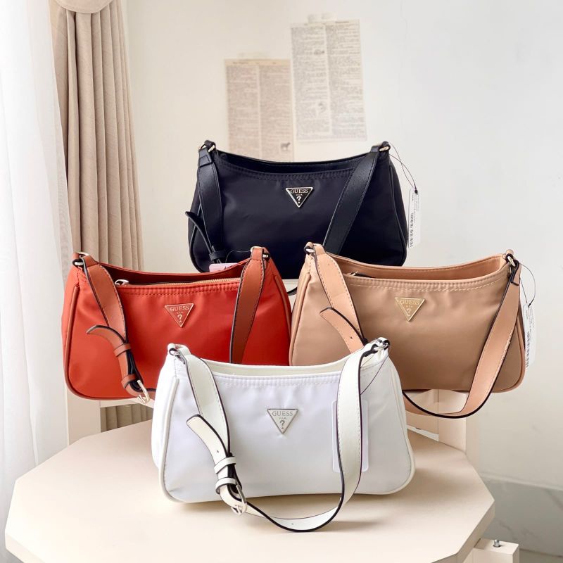 PROMO SALE Tas Guess selempang bahu hitam putih orange coklat nude ungu lilac
