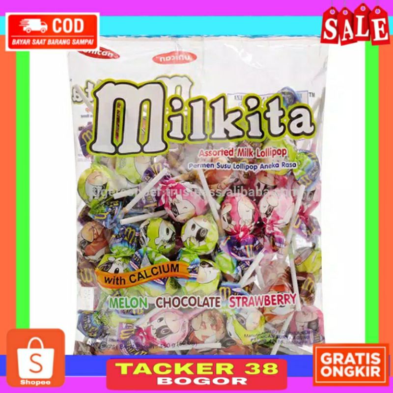 

PERMEN MILKITA LOLLIPOP / HARGA UNTUK 4 PCS