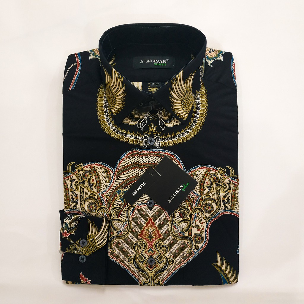 Kemeja ALISAN Batik SLIM FIT Lengan Panjang ( size 14/XS )