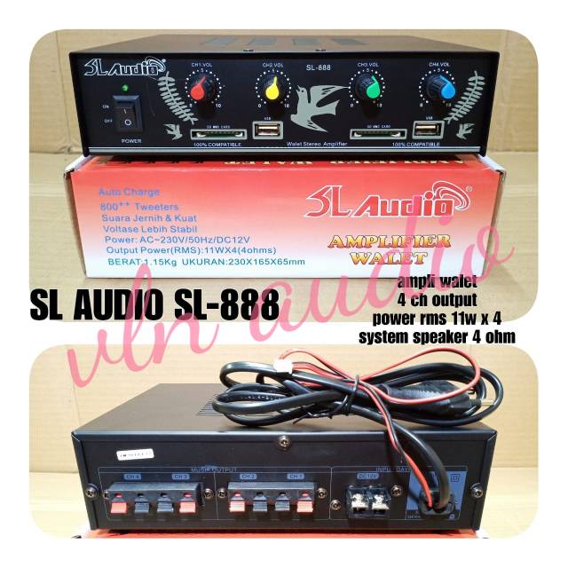 Ampli fier walet SL AUDIO SL 888   SL888  ORIGINAL