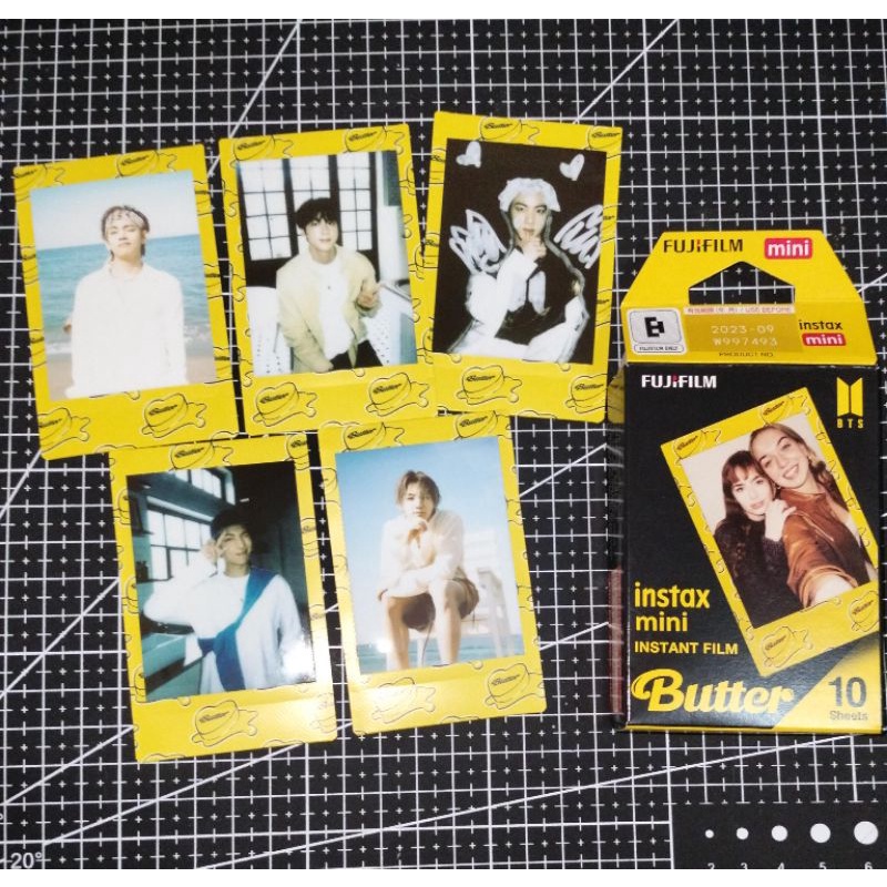 (BISA CUSTOM + BACA DESKRIPSI DAHULU YA)CETAK POLAROID INSTAX FUJIFILM BTS TAEKOOK BUTTER MERMAID TA