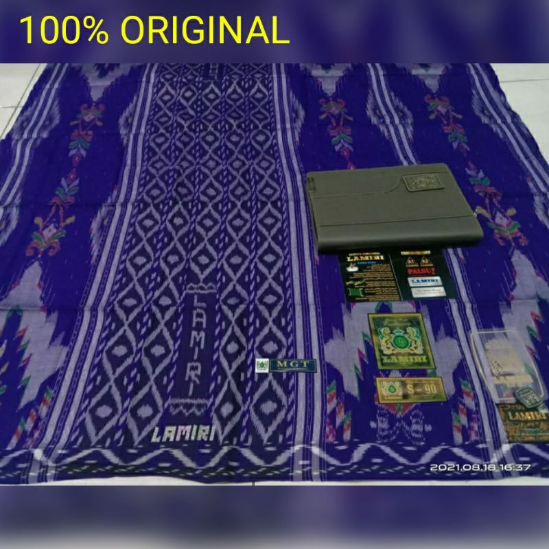 [ORIGINAL PABRIK] SARUNG LAMIRI 100% ORI FULL SUTRA MGT S90/REGISTER PABRIK