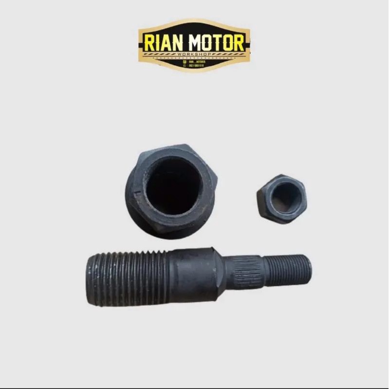 LE Baut Roda Model Volvo 30mm Untuk Canter Kanan/Kiri