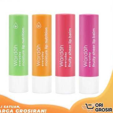 More Info Here--ORI 100% WARDAH Everyday Fruity Sheer Lip Balm