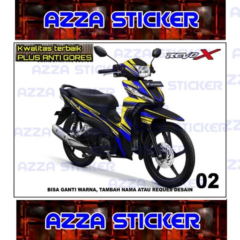 Sticker Striping Decal Revo X Full Body, Sticker Decal Revo X Full Body, Decal Revo X 02