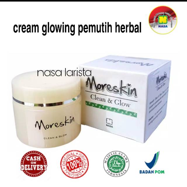 cream glowing herbal