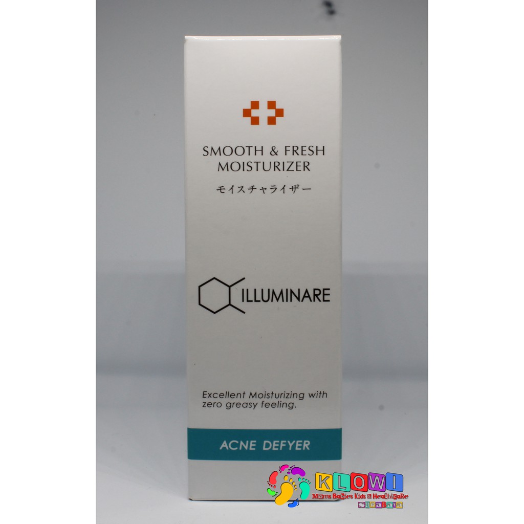 Illuminare Acne Smooth &amp; Fresh Moist / Perawatan Wajah / Penghilang Jerawat