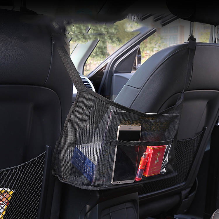 Jaring Penyimpanan Mobil Multifungsi | Car Seat Net Organizer Universal