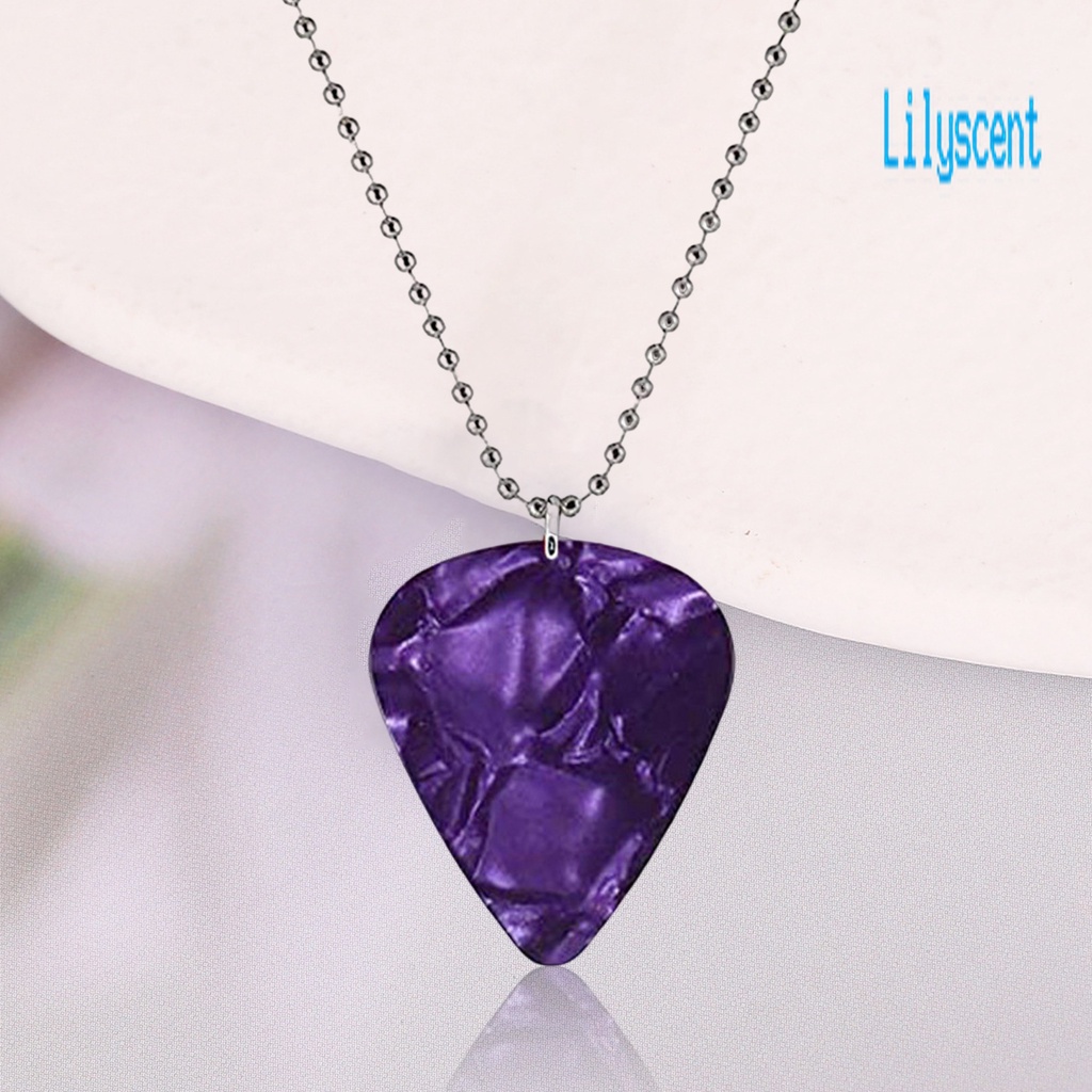 Kalung Liontin Pick Gitar Untuk Unisex