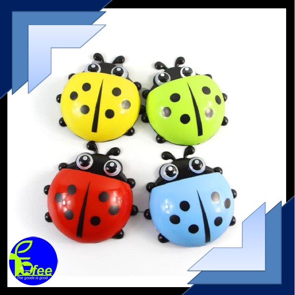 [IMPORT] -  Ladybug Toothbrush holder / Tempat Sikat Gigi Odol kumbang
