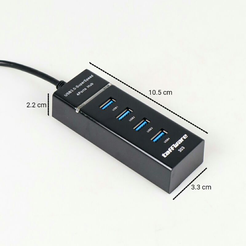 High Speed 4 Port USB Hub 3.0 Adapter 5 Gbps For Laptop PC Notebook Computer 303