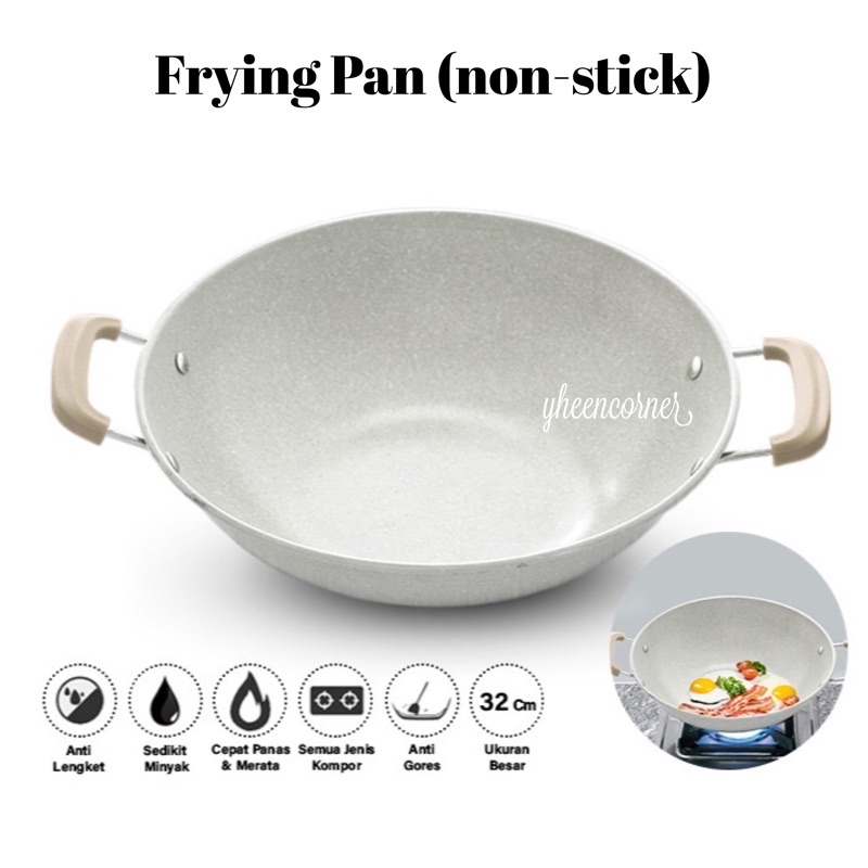 Non Stick Frying Pan / Wajan Anti lengket diameter 32cm