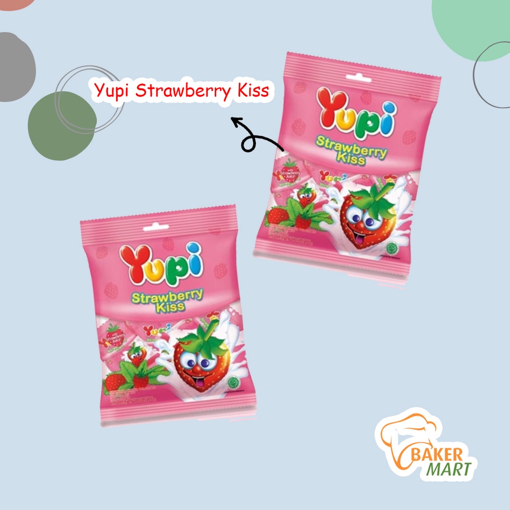 

Yupi Strawberry Kiss 120Gr