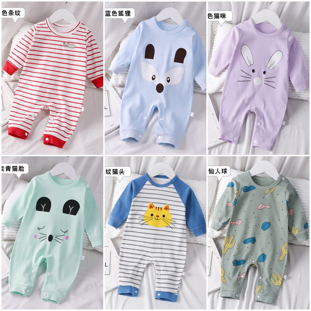 LittleAaron JUMPER IMPORT PANJANG baju bayi imut lucu jumper panjang import PART 2