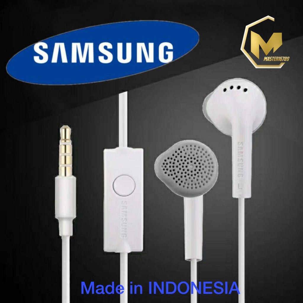 Headset Headsfree henset Hf Samsung J1ace , J2prime , J3 , J5 ,A10s ,s5830 original INDONESIA MA82