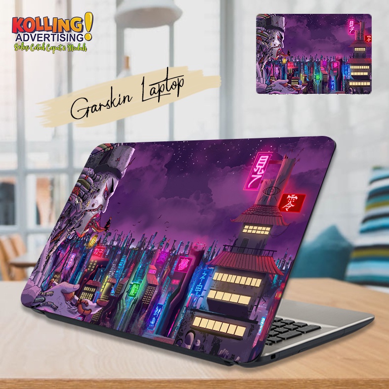 Garskin Laptop naruto 4k cool anime art Skin Laptop Stiker Laptop