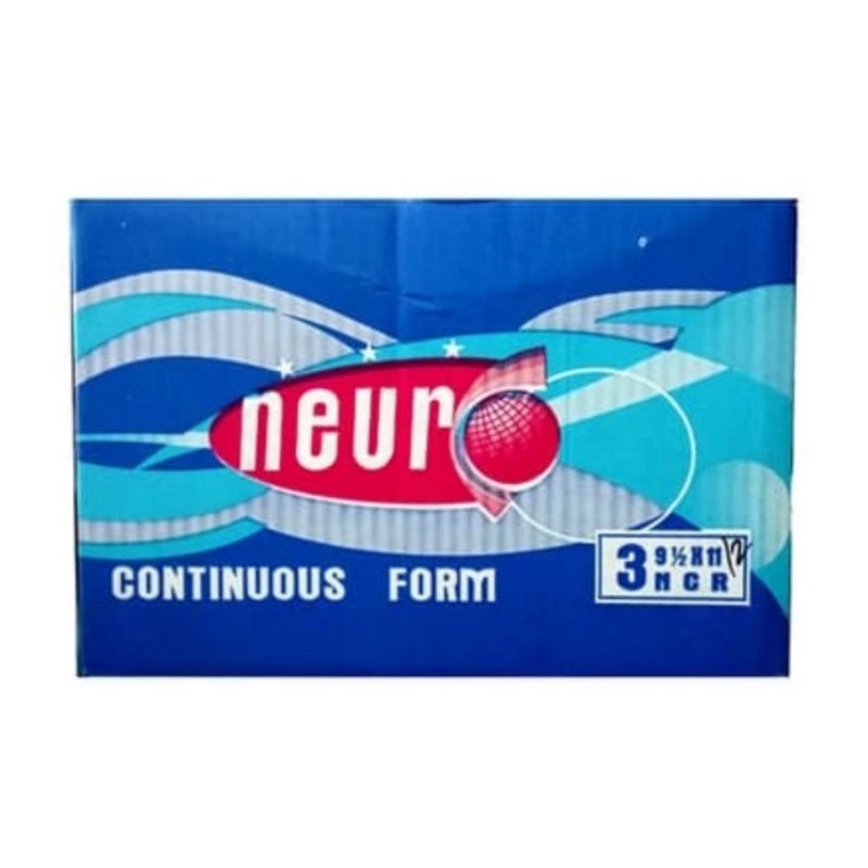 

Continuos Form 9 1/2" x 11" 3ply (K3 Neuro) NCR/kertas komputer