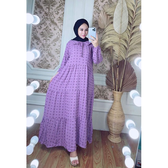 Gamis Crincle Uragiri Terbaru/Gamis Veronika