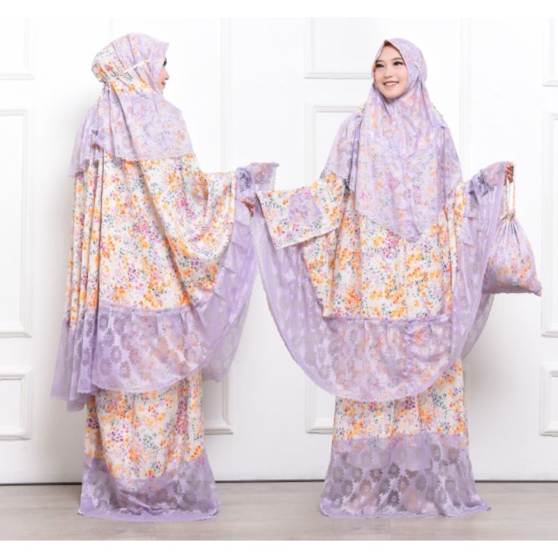 Mukena Katun silky ukuran jumbo