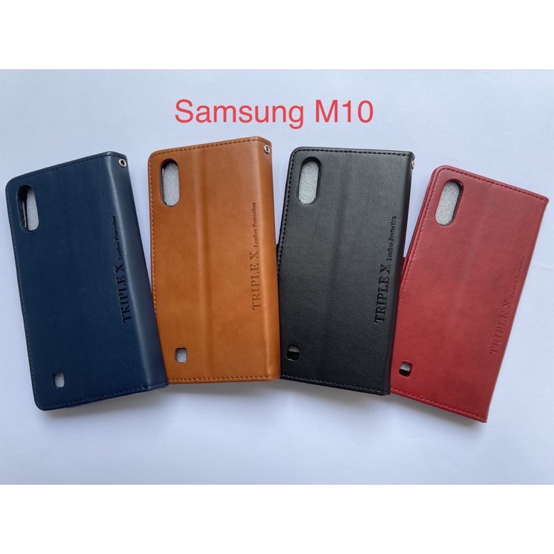 Leather Wallet Flip New Samsung M10