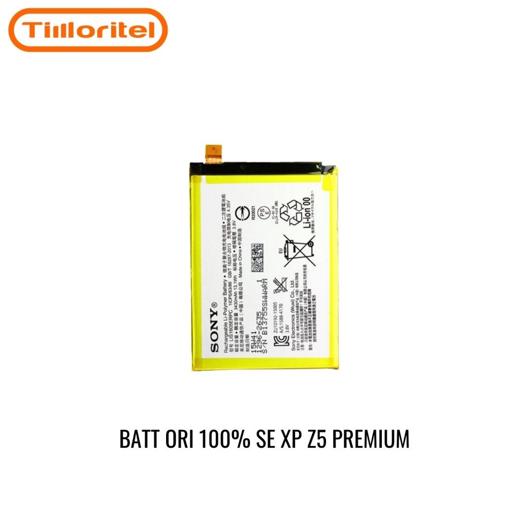 BATTERY ORI 100% SE XP Z5 PREMIUM