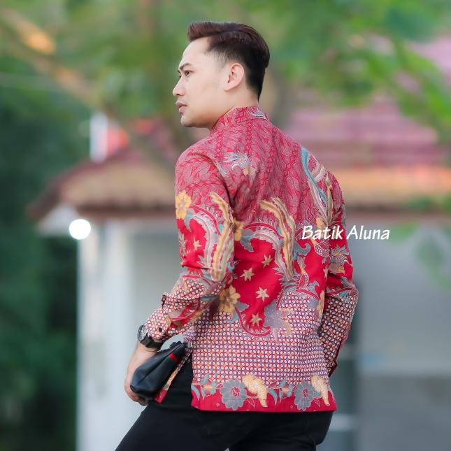 Baju Batik Pria Lengan Panjang Batik Prabuseno Pria Original Antasena Keris Aluna Kemeja Premium 11