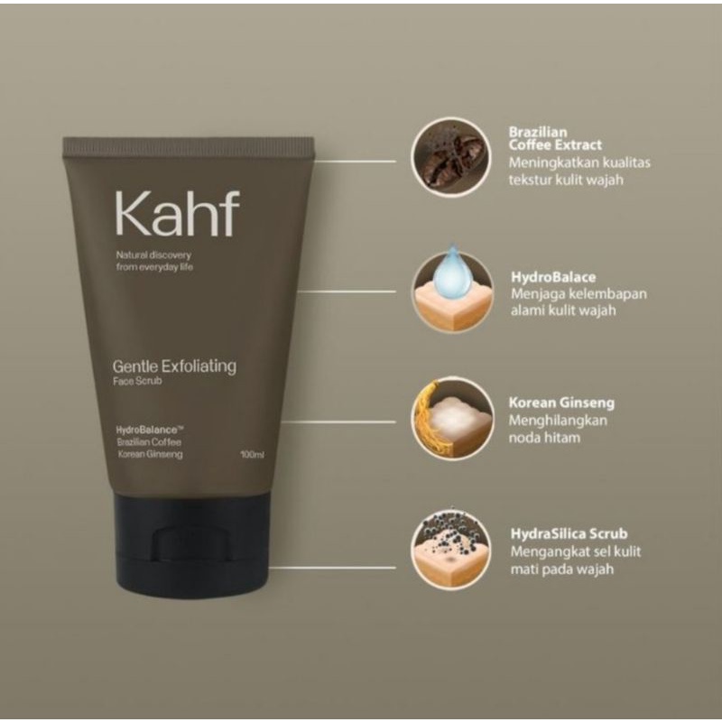 KAHF Gentle Exfoliating Face Scrub 100ml