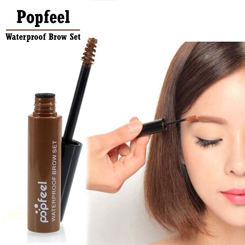 Beauty Jaya - NEW IMORT KOREA Popfeel Eyebrow Gel Anti Air / Mascara Pensil Alis Mata Gel Tahan Lama