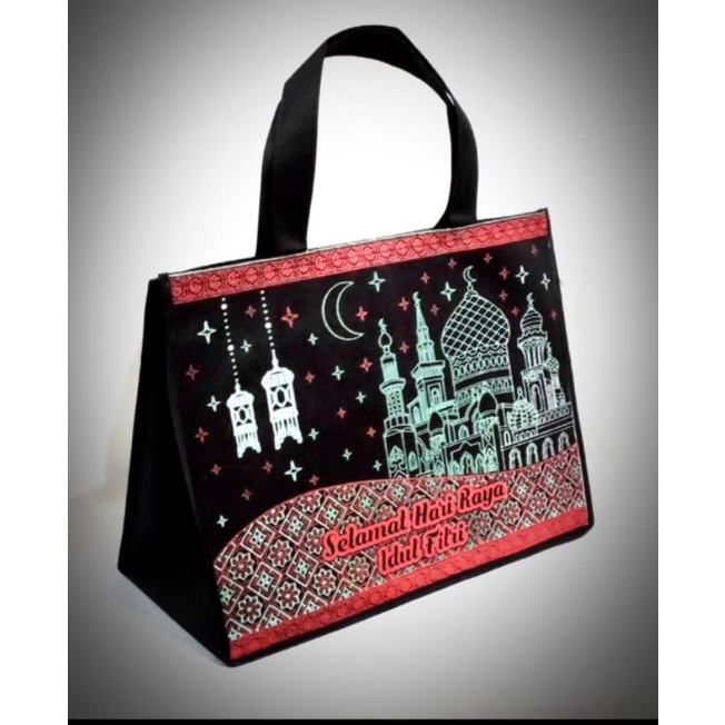 goodie bag tas lebaran idul Fitri model LANDSCAPE READY STOCK