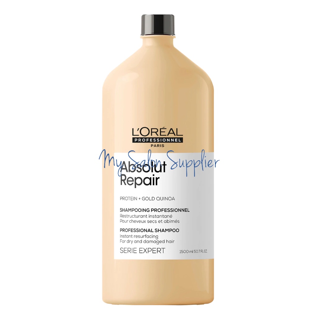 Loreal Serie Expert Absolut Repair Shampoo for Dry and Damaged Hair 1500ml