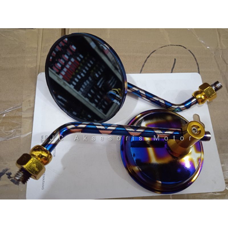 Spion Bulat Twotone Yamaha&Honda