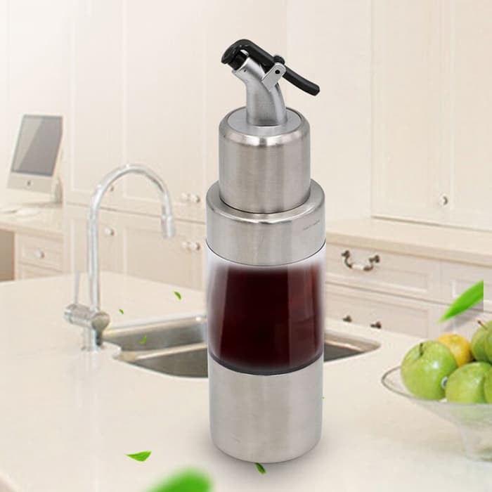 

Penyimpanan Saus Perahu Zaitun Minyak Dapat Cuka Pot Bumbu Masak Tuang PD1660