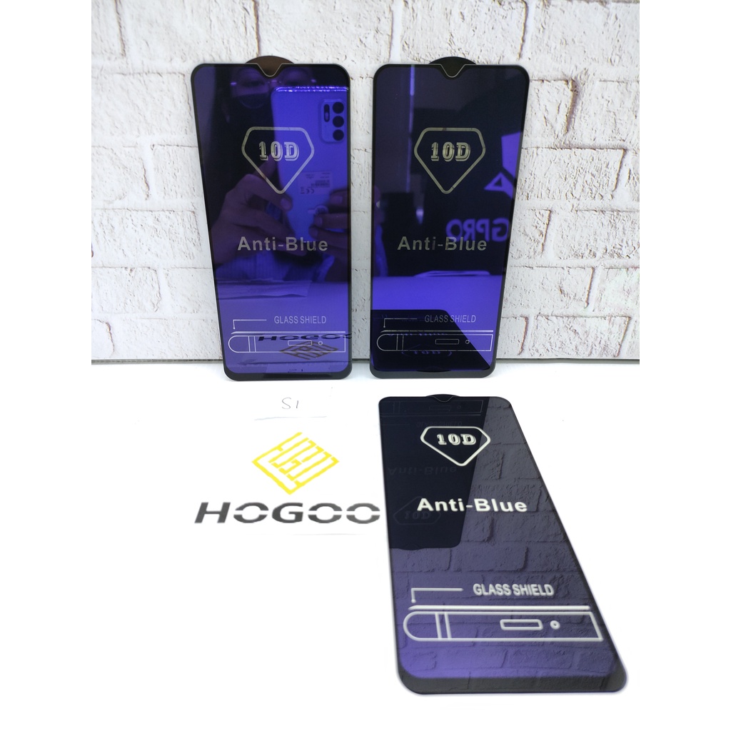 Tempered Glass 10D Anti Blue Anti Radiasi VIVO V15/17PRO/V19/V9/S1/Z1PRO/Y17/Y19/Y81/Y83/Y91/Y20i