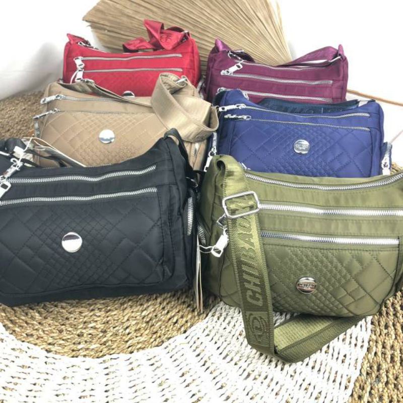 ORIGINAL Tas Selempang Chibao Wanita IMPORT KOREA Elegan Design Tebal Anti Air Best Seller Terbaru