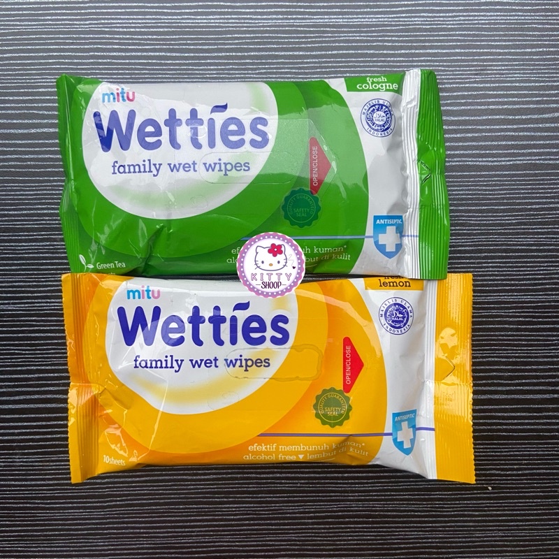 MITTU WETTIES TISSUE ANTISEPTIC 10’s