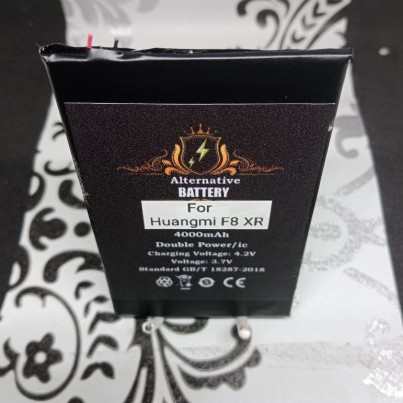 Batrai Huangmi F8 XR tanem solder Alternatif Batre Modif Baterai Persamaan