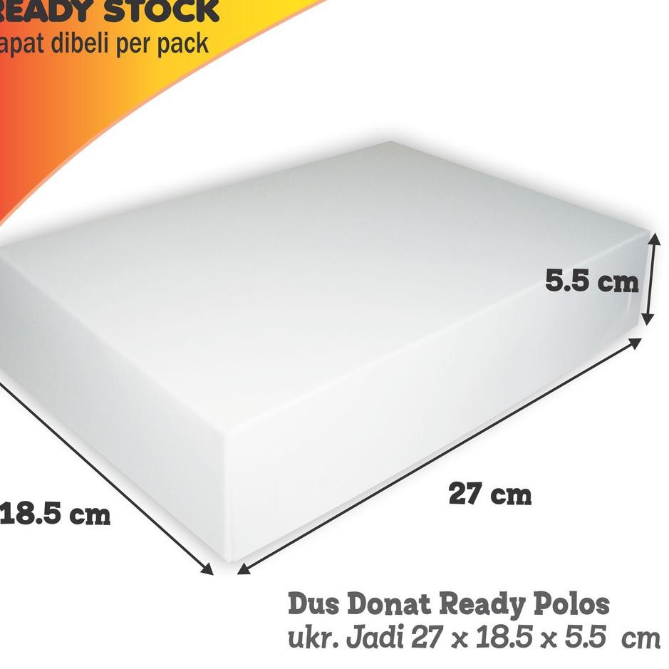 

7BF Box Donat S 27 x 18,5 x 5,5 cm FOODGRADE @ISI 18 PCS/PACK Paling Popular