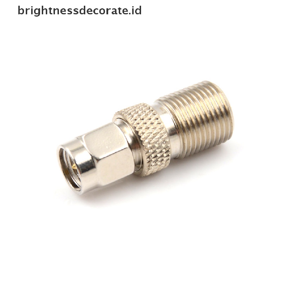 Adapter Konektor Tipe F Female Ke Sma Male Plug Coaxial Warna