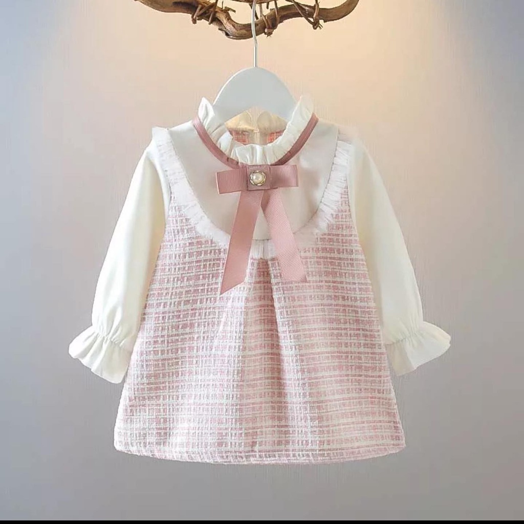 DRESS ASLI IMPORT DIANA JEJU LUCKY CAT baju pakaian mewah kondangan anak bayi perempuan cewek terlaris murah-2