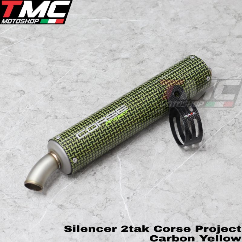 Silencer silincer Corse Project 2tak Ninja150 Ninja 125Z Fizr Rxking Satria-New Yellow
