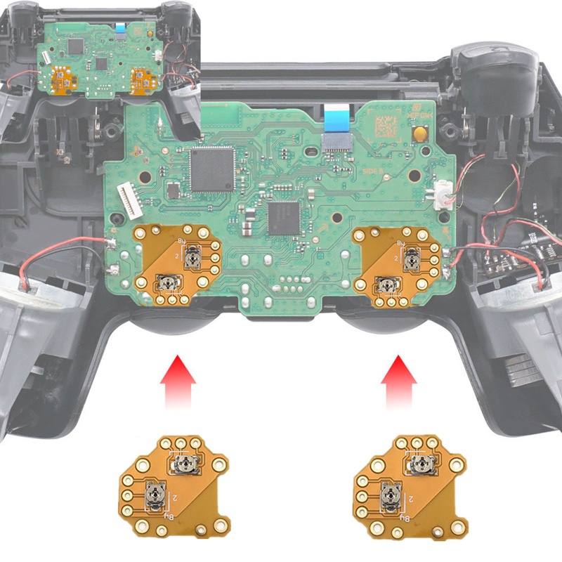 Btsg Modul Perbaikan Papan Fleksibel Joystick 3D Kiri Kanan Untuk// XB ONE- 2buah