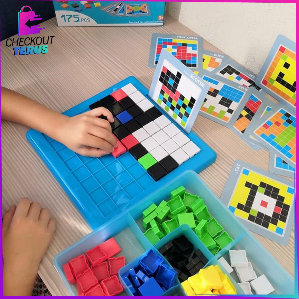 CT M165 M166 M170 Mainan Edukasi Anak Puzzle Balok Susun Mainan Anak Memory Game Melatih Daya Ingat Anak