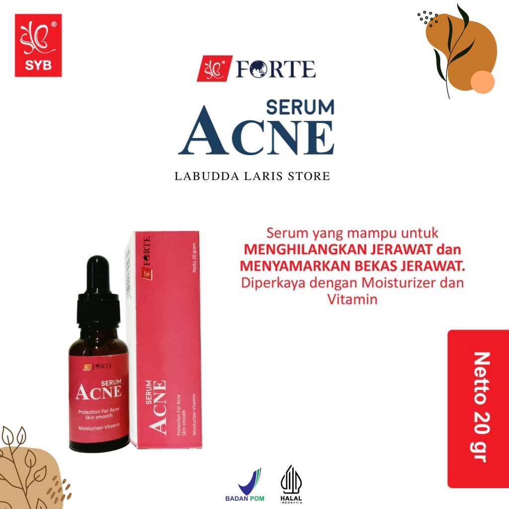 Serum Acne - SYB Forte Serum Acne - Serum Jerawat Dan Bekas Jerawat - Serum Jerawat  - Serum Penghil