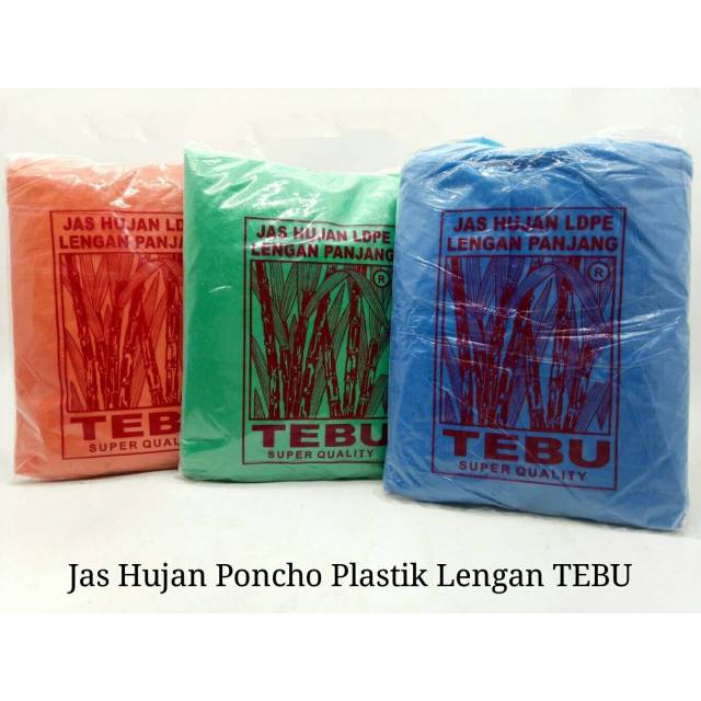 JAS HUJAN PLASTIK TEBU JUBAH
