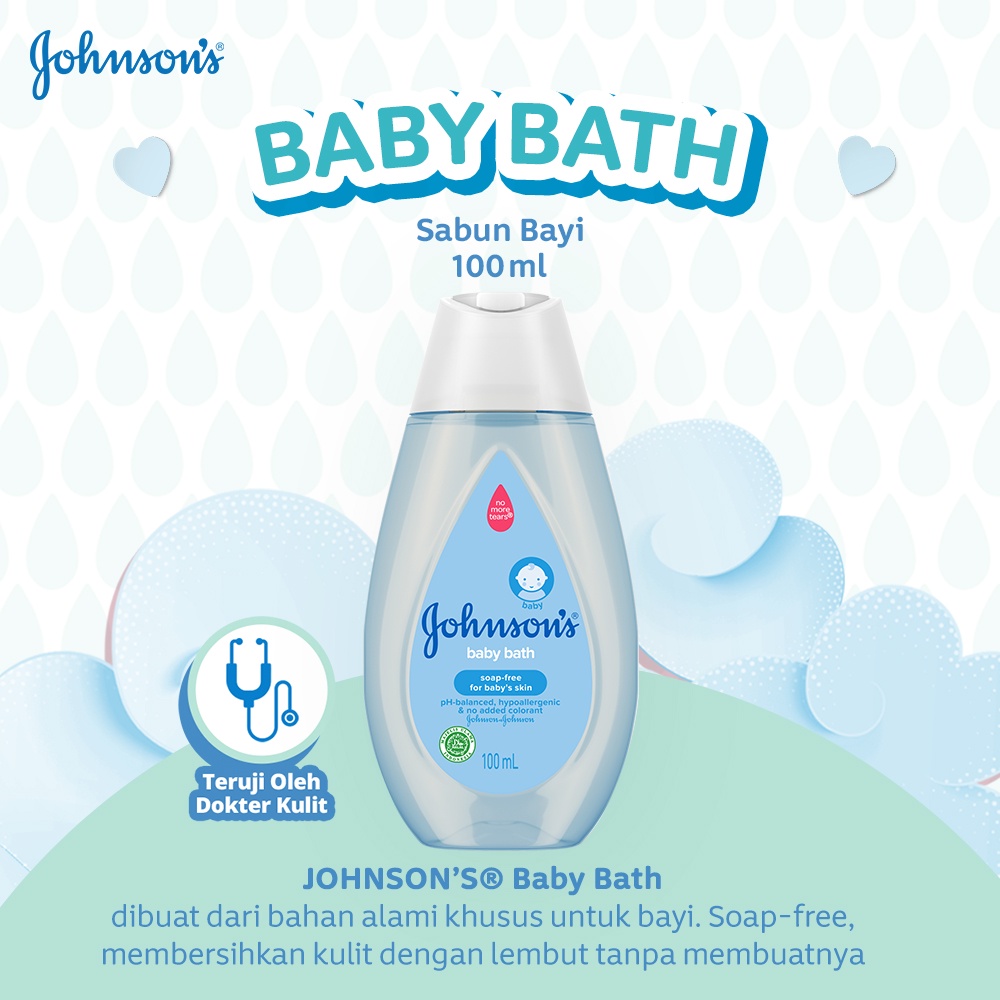 PERA692 JOHNSON'S BABY BATH SABUN MANDI BAYI 100ML